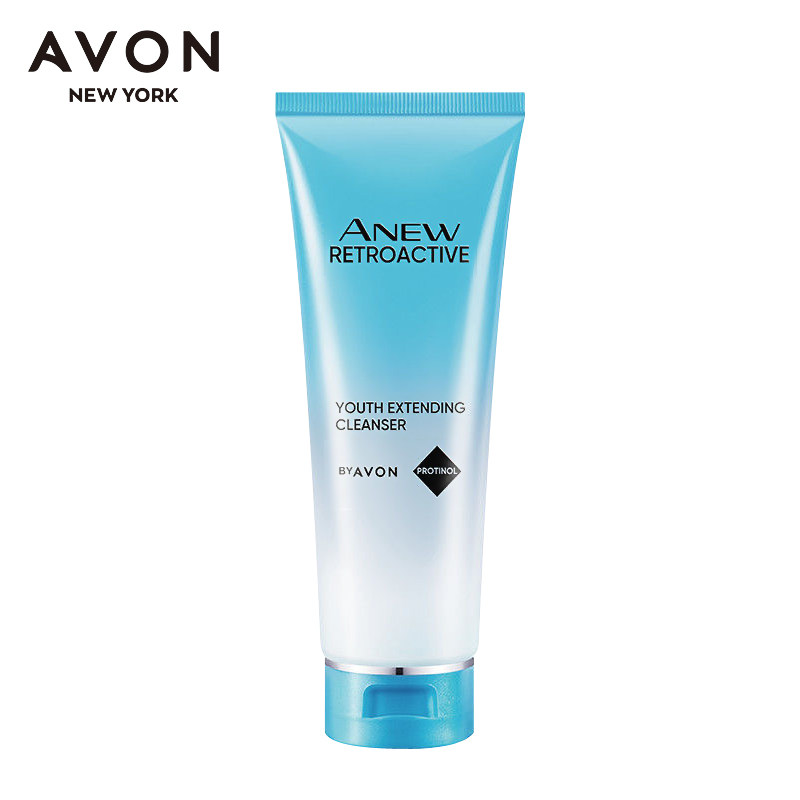 雅芳第七代新活深海125ml皂洁面乳 avon雅芳晨曦洁面