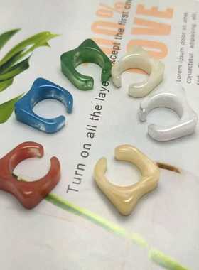 日韩系列新款戒指树脂实惠简约女