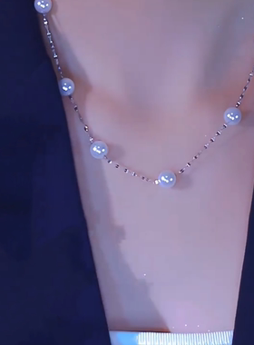 气质满天星珍珠项链女2025新款