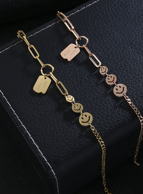 lucky手链ins小众设计