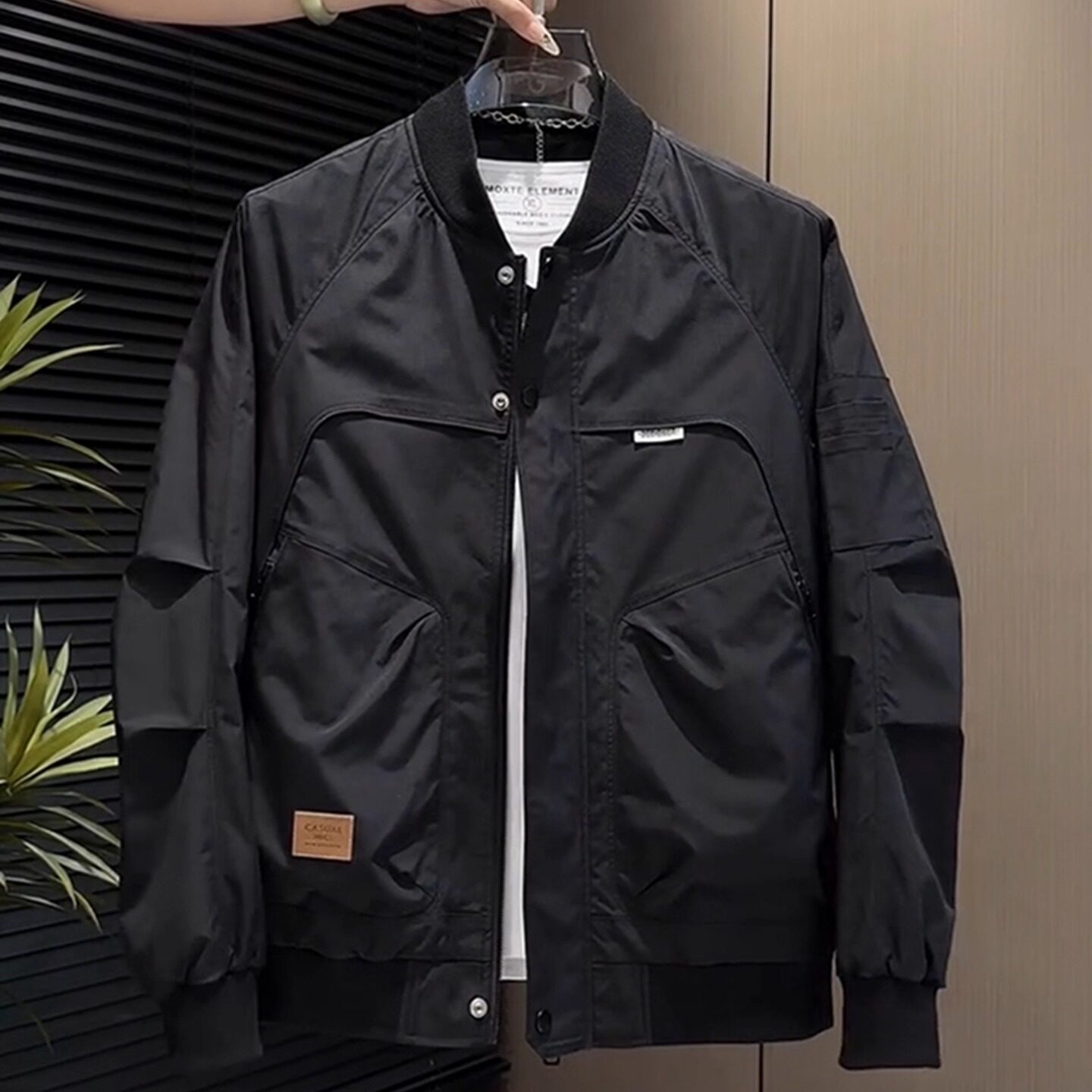 Men's baseball jacket spring and autumn style fashionable and versatile casual work jacket men's fashion handsome top men's trendy