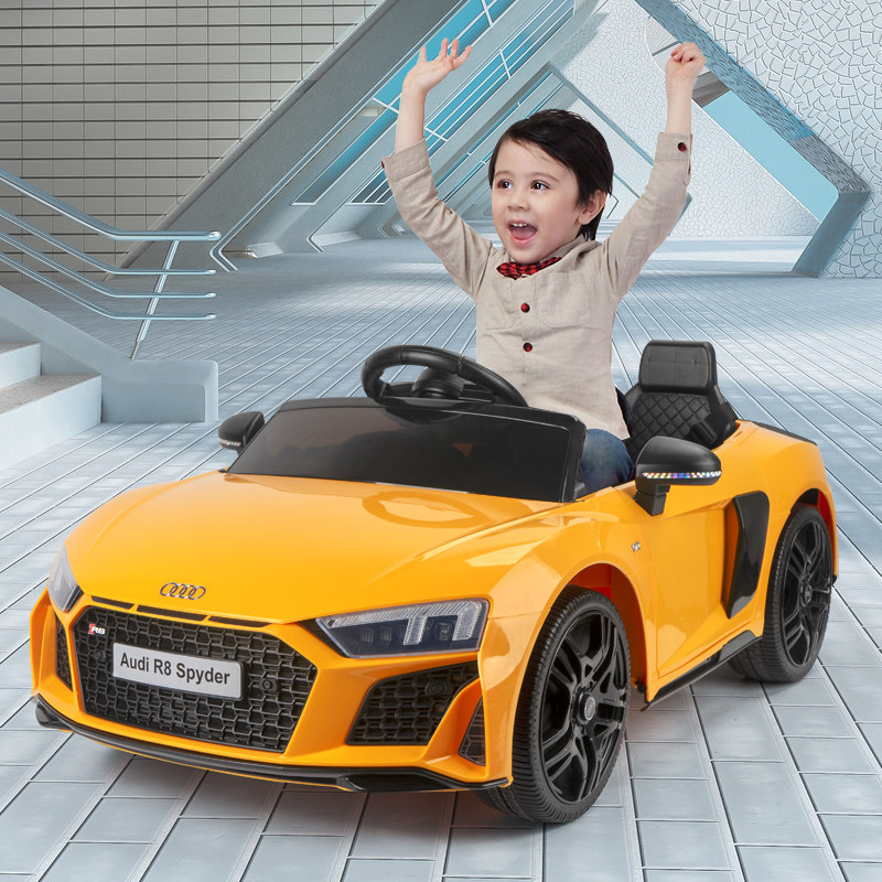 圣贝儿儿童奥迪r8四轮双驱电动车 smartbebe儿童电动车