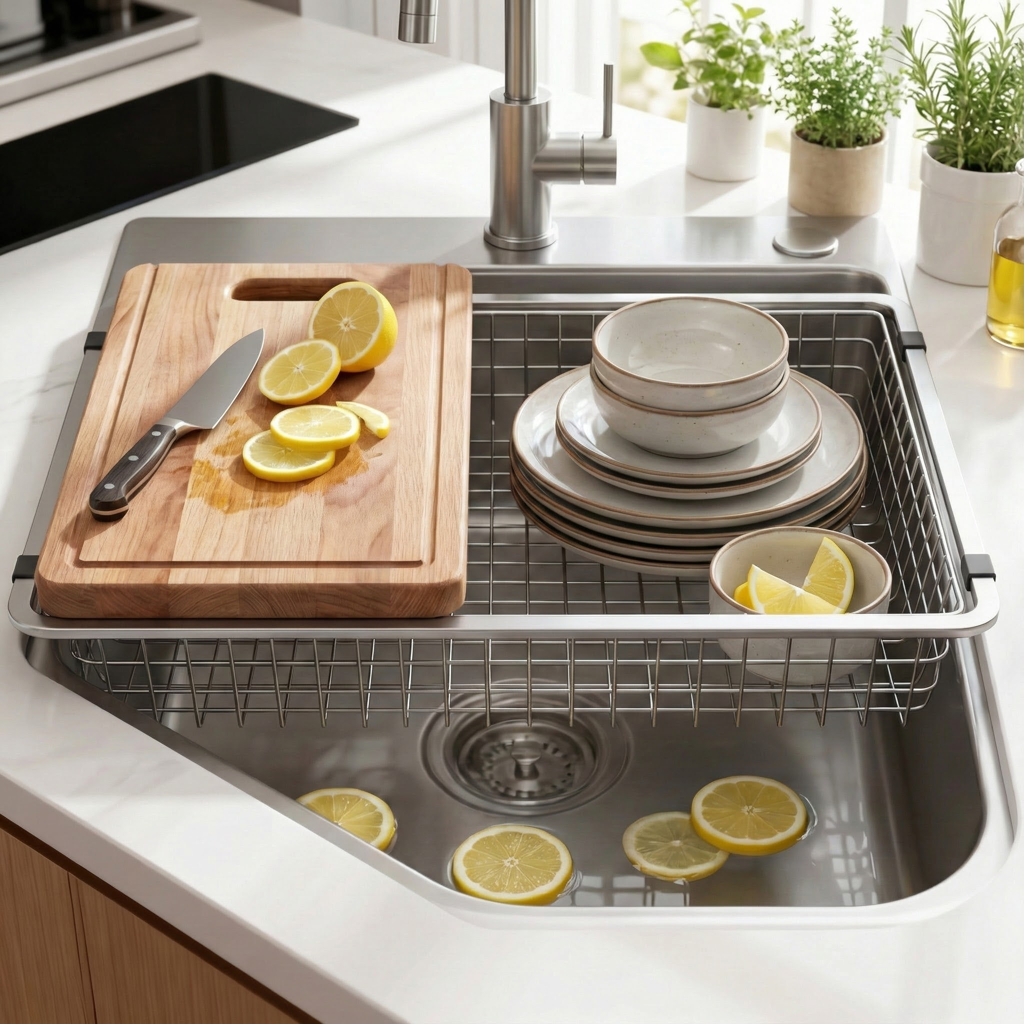 多功能厨房沥水篮水槽碗筷沥水架洗菜盆高端纳米篮淘菜架网红新款,淘宝优惠券,粉丝福利购,淘宝优惠卷