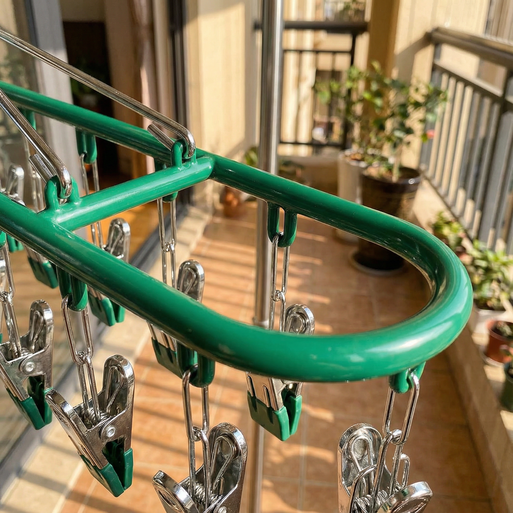 椭圆夹不锈钢袜架多功能晒凉晾袜子晾衣架多夹子专用袜子夹家用夹 - 图0