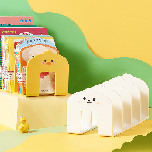 书立架书夹桌面书架挡板桌上固定书本分隔收纳神器置物架分隔板 - 图2