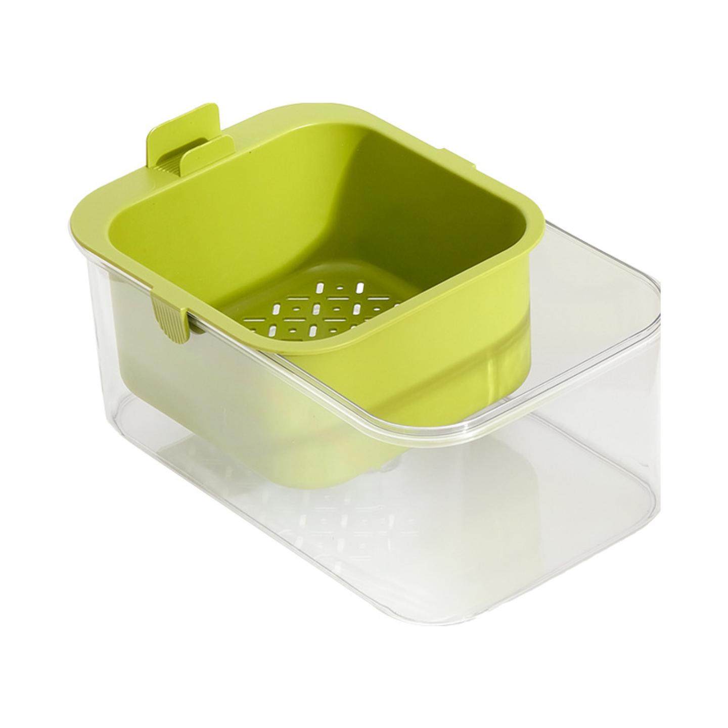 懒人客厅果盘家用零食专用果篮大容量长方形双层沥水盘水果盆,淘宝优惠券,粉丝福利购,淘宝优惠卷