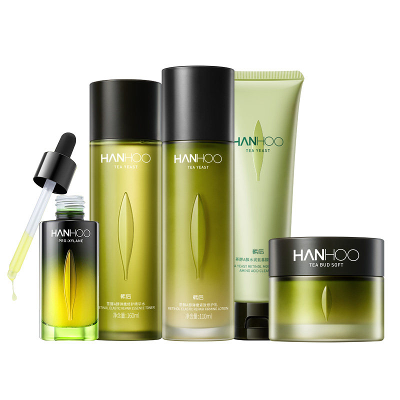 韩后茶酵a醇水乳中年妈妈抗初老女 韩后水之恋面部护理套装