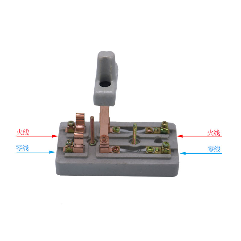 家用两相电老款式带保险丝220V单相16A3P闸刀开关过载保护大功率