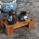 Bamboo shelf seasoning can base seasoning storage