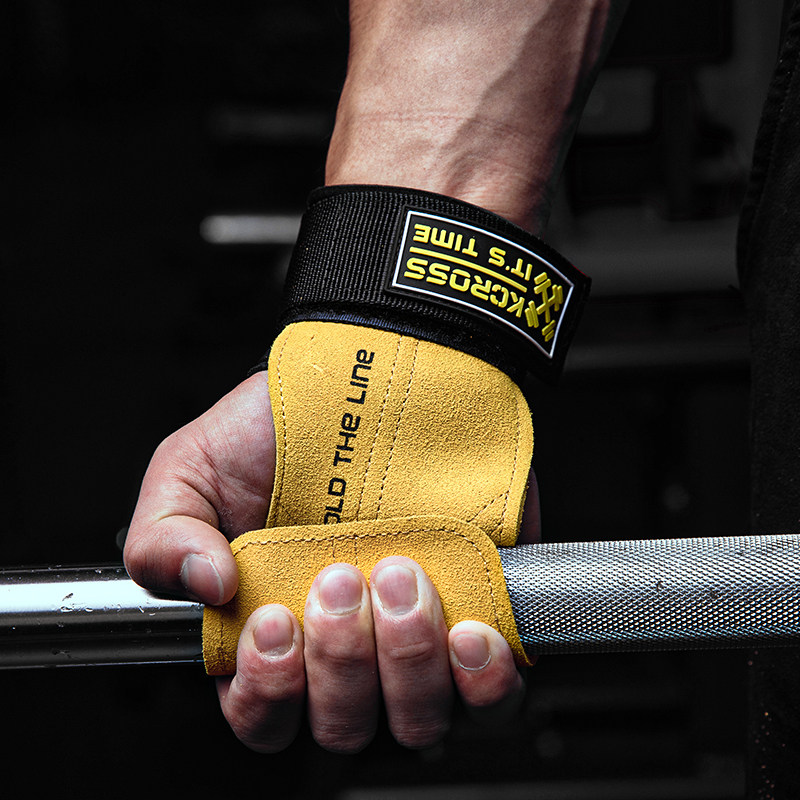 KCROSS硬拉助力带引体向上握力腕带健身手套牛皮护手掌男女单杠,淘宝优惠券,粉丝福利购,淘宝优惠卷