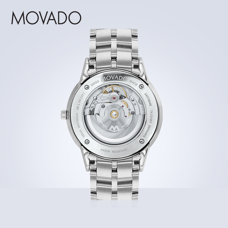 Movado/摩凡陀1881系列钢表带自动机械男瑞士手表 - 图2