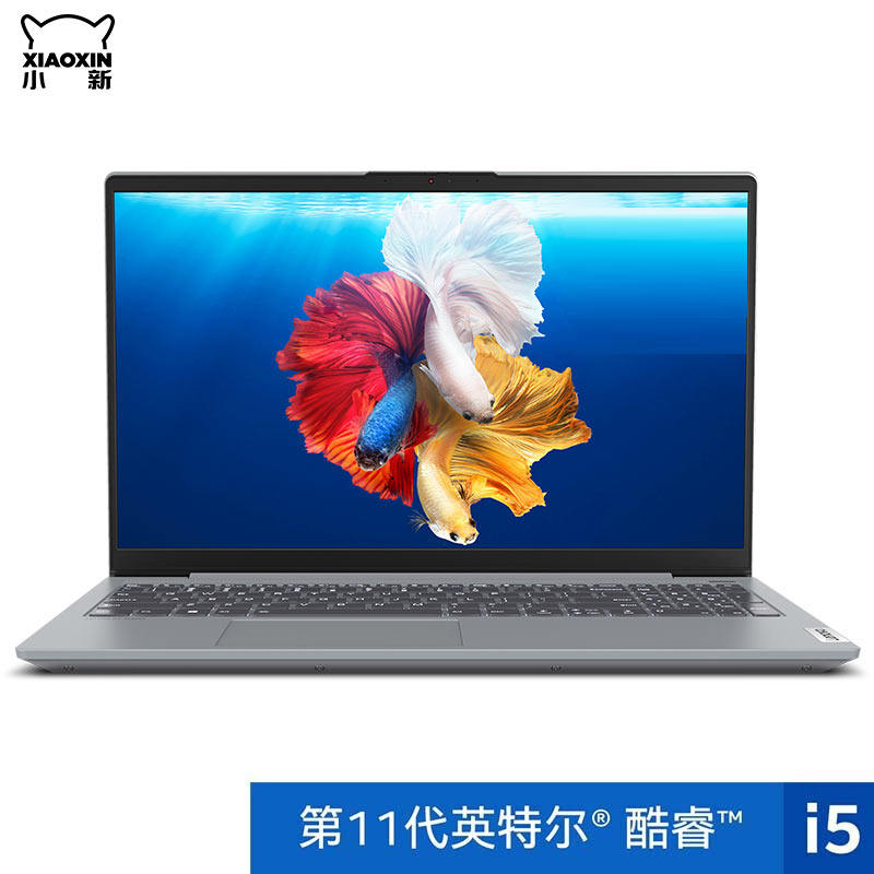 【2021新款】Lenovo/联想小新15英特尔酷睿i5笔记本电脑轻薄便携商务学生游戏15.6英寸官方旗舰店手提办公 - 图0