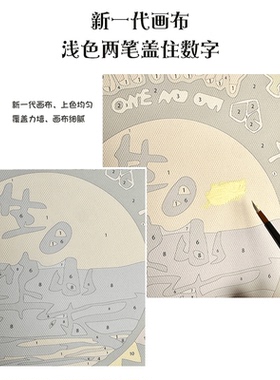 【匣子里的秘密】数字油画diy治愈插画填色手绘丙烯解压装饰挂画