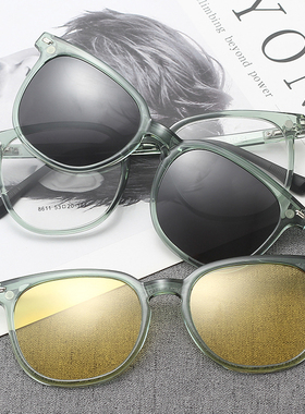 磁吸近视太阳镜偏光夜视男女款