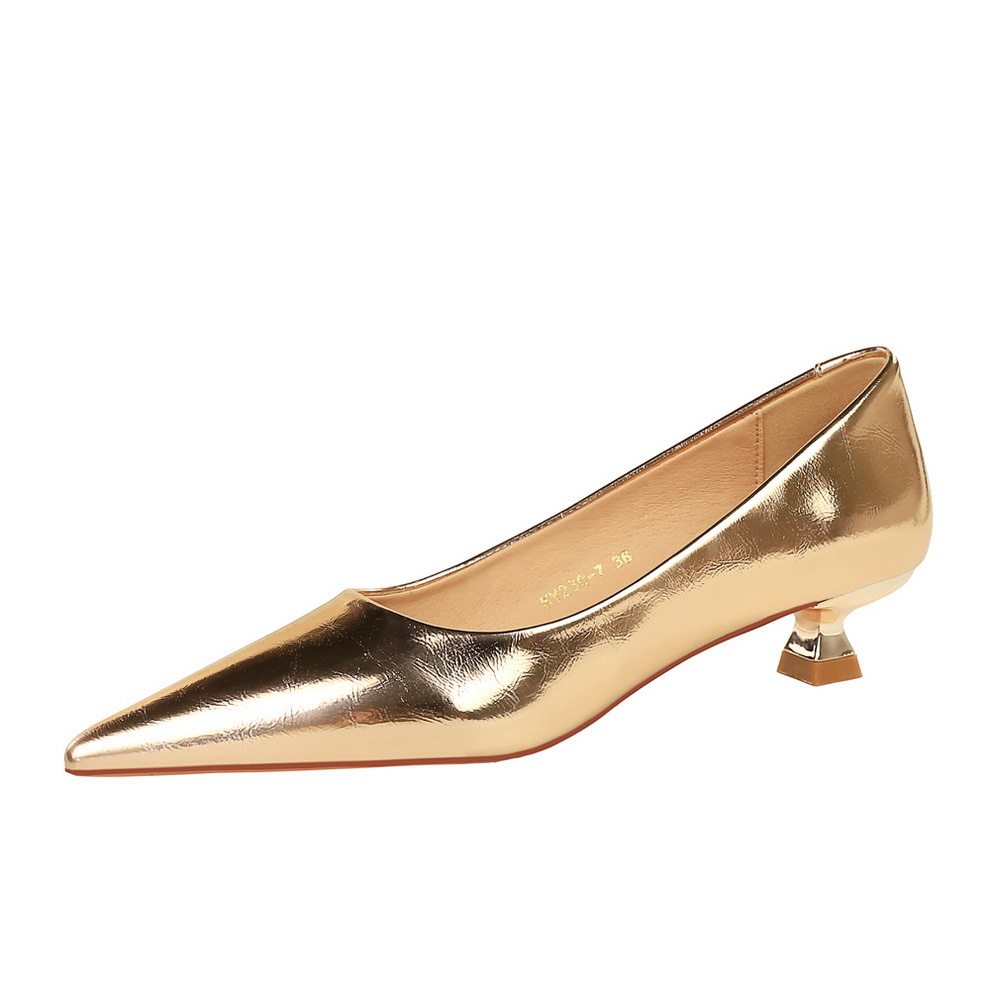 230-7欧美风复古时尚简约舒适低跟猫跟浅口尖头宴会女鞋春秋单鞋,淘宝优惠券,粉丝福利购,淘宝优惠卷