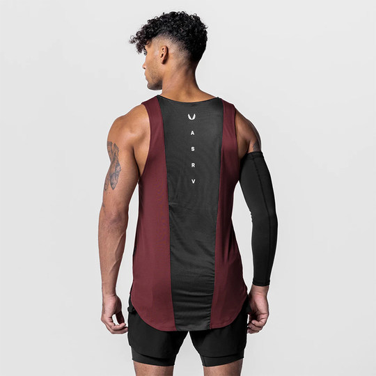 ASRV American color block fitness men's vest
