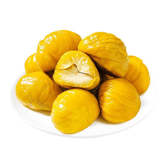 Shelled and ready-to-eat chestnut kernels! Sweet and soft