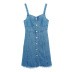 Xuân hè 2019, thon gọn, thời trang, thời trang, váy denim, khí chất của phụ nữ, ngọt ngào, đầu thu, đầm quây - váy đầm váy nữ váy đầm