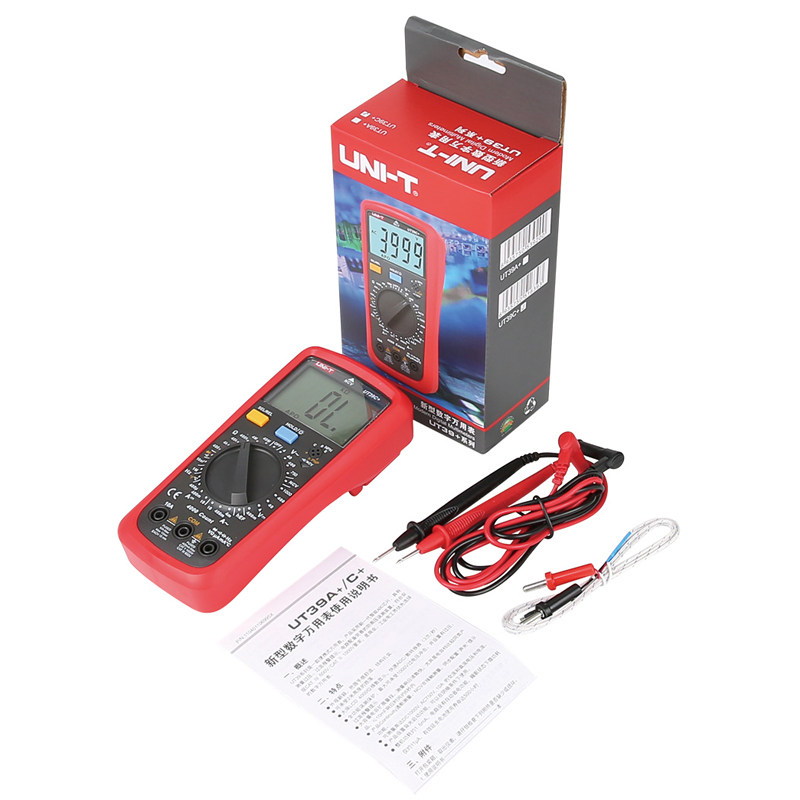 优利德ut39c+高精度数字万用表 优利德乐达万用表