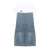2019 váy phổ biến mùa hè váy mới của phụ nữ denim váy ngắn cao cao thời trang giảm tuổi - Váy eo cao 	váy giấu eo	 Váy eo cao