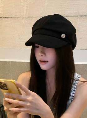 经典百搭报童帽子女秋冬报童帽