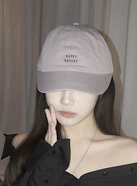 加宽帽檐防晒帽秋季薄款棒球帽