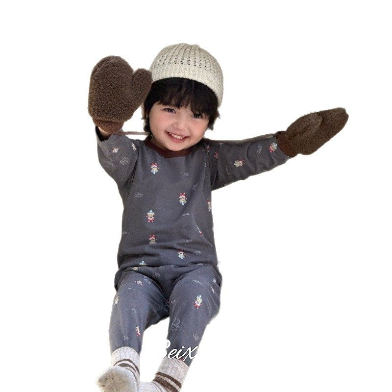 秋冬儿童秋衣秋裤A类纯棉莱卡家居服套装男女童打底内衣长袖睡衣,淘宝优惠券,粉丝福利购,淘宝优惠卷