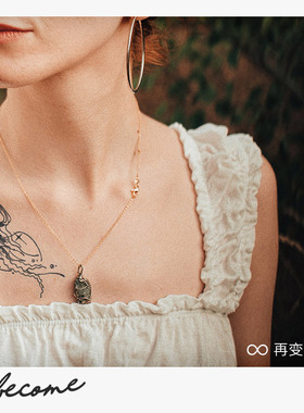 再变草本纹身贴星光水母女防水