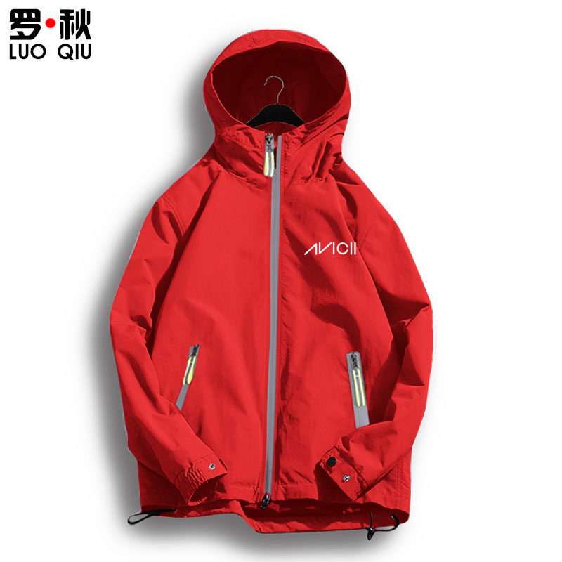电音Avicii艾维奇A神ins同款火连帽外套男女学生休闲开衫夹克衣服 - 图3
