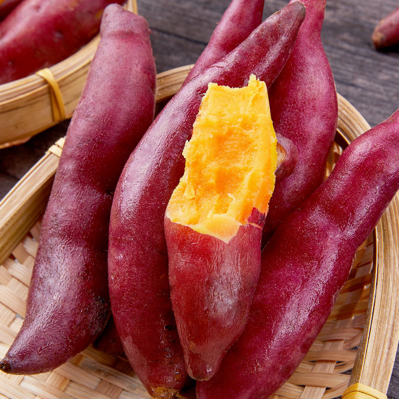 临安天目山小香薯5斤新鲜板栗红薯 王小二番薯