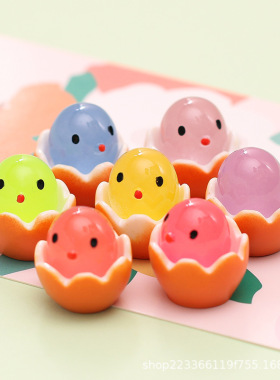 夜光破壳小鸡树脂摆件