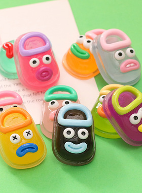 卡通夜光丑鞋树脂摆件