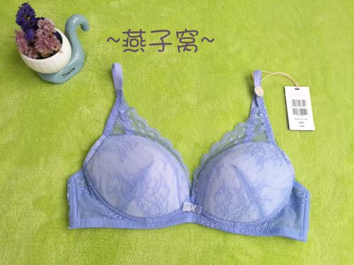 75C85C 兰卓丽30840704正品内衣蕾丝无钢圈薄棉杯文胸棉杯 - 图0