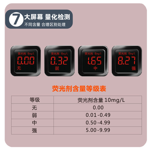 VSON荧光剂检测笔 婴儿紫光灯手电筒 专用测试荧光剂仪器 - 图2