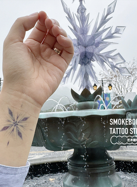 smokebomblab儿童夏日女生公主冰雪女王奇缘elsa艾莎纹身可爱贴纸