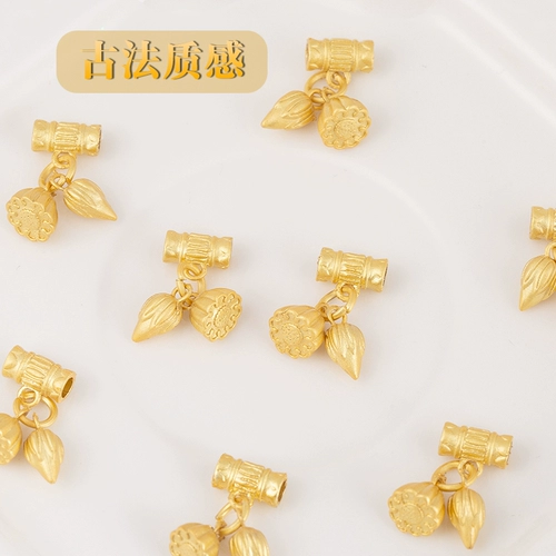 Подвеска, браслет ручной работы, ожерелье, цепочка, аксессуары, 18 карат, золотой цвет