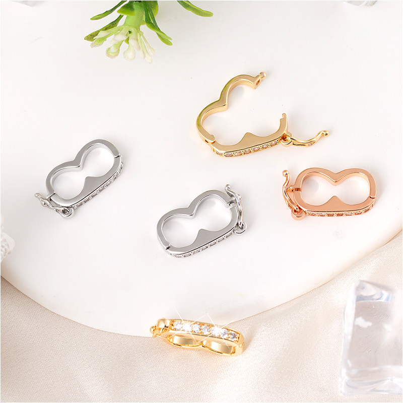 18k包金珍珠项链缩短神器固定卡扣串珠长度改短定位可拆卸调节扣,淘宝优惠券,粉丝福利购,淘宝优惠卷