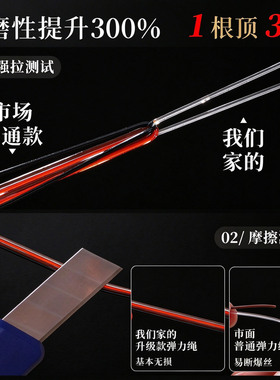 透明水晶手串弹力线高端牛筋串珠