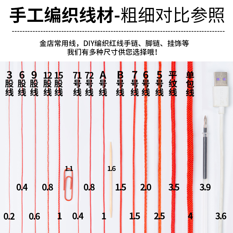 黑色玉线编织绳手工diy手链手绳吊坠项链挂绳黑线股线编绳子材料-图3