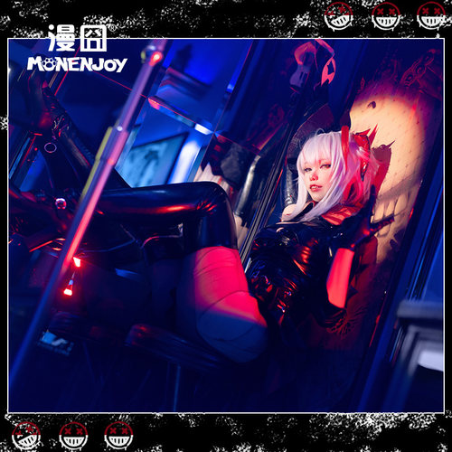 【漫囧】明日方舟W音律联觉愚夜密函 怪盗连体衣 cosplay服装现货 - 图2