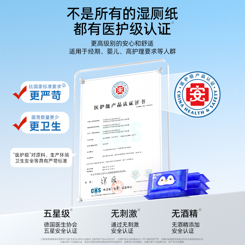 德佑湿厕纸便携小包男女士专用厕纸迷你湿纸巾擦屁屁经期母婴适用 - 图0