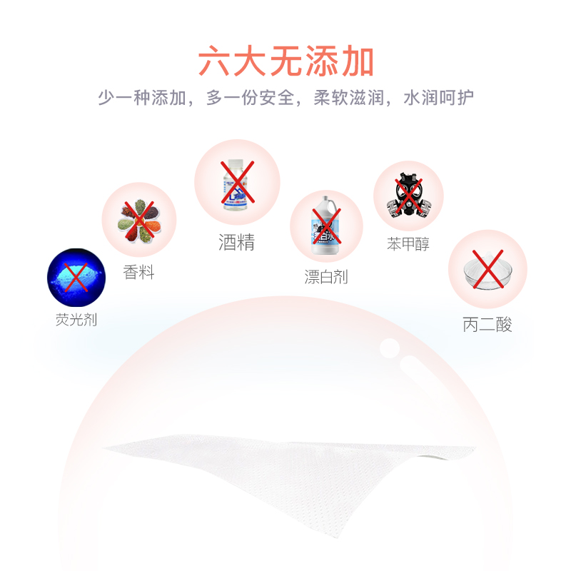 德佑旗舰店德佑婴儿手口专用湿巾新生幼儿童宝宝湿纸巾家庭实惠大包特价带盖3