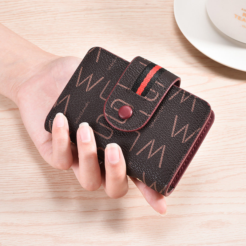 新款女卡包大容量多卡位 werllands路勋箱包卡包