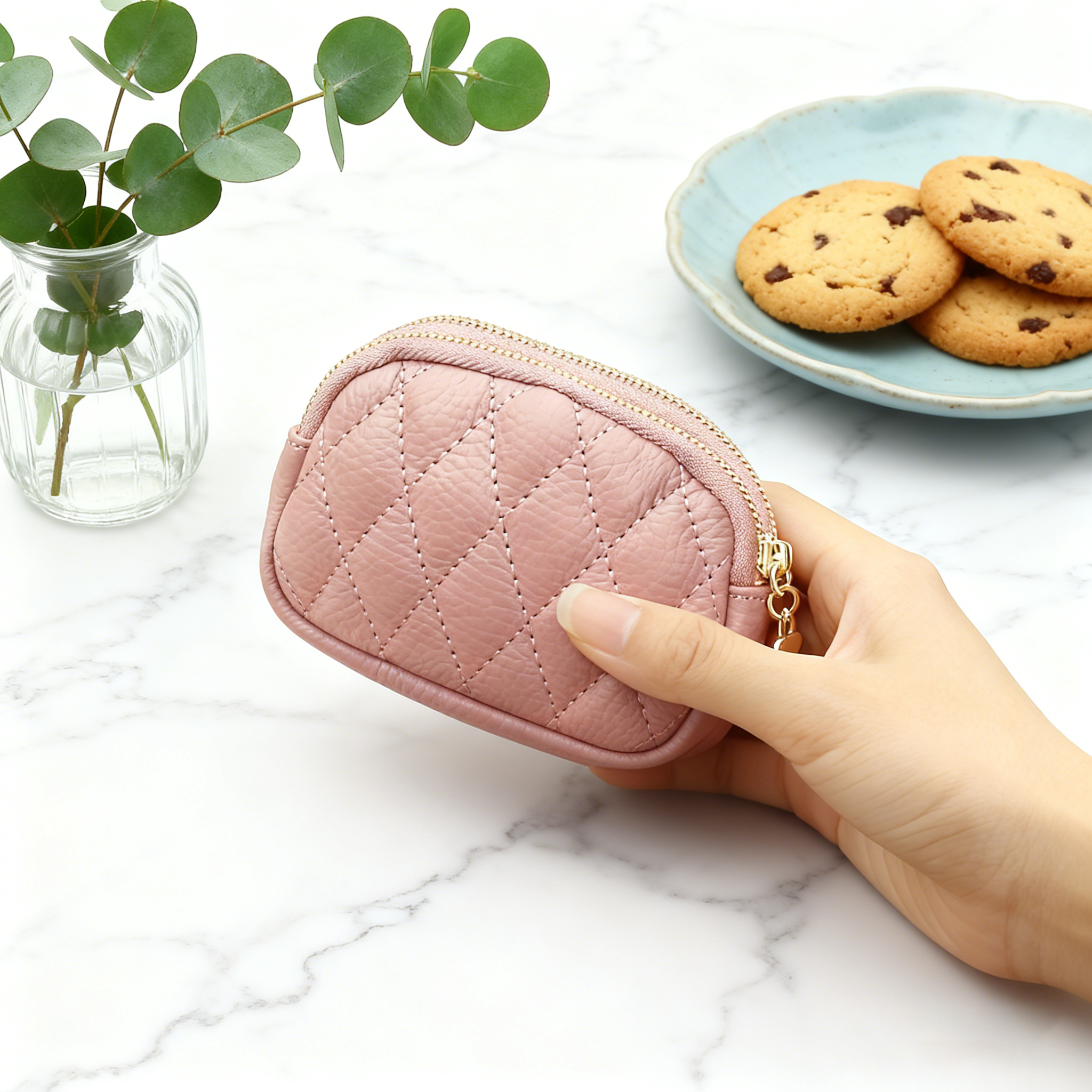 新款多层拉链零钱包多功能大容量钥匙链小包简约置物袋女迷你,淘宝优惠券,粉丝福利购,淘宝优惠卷