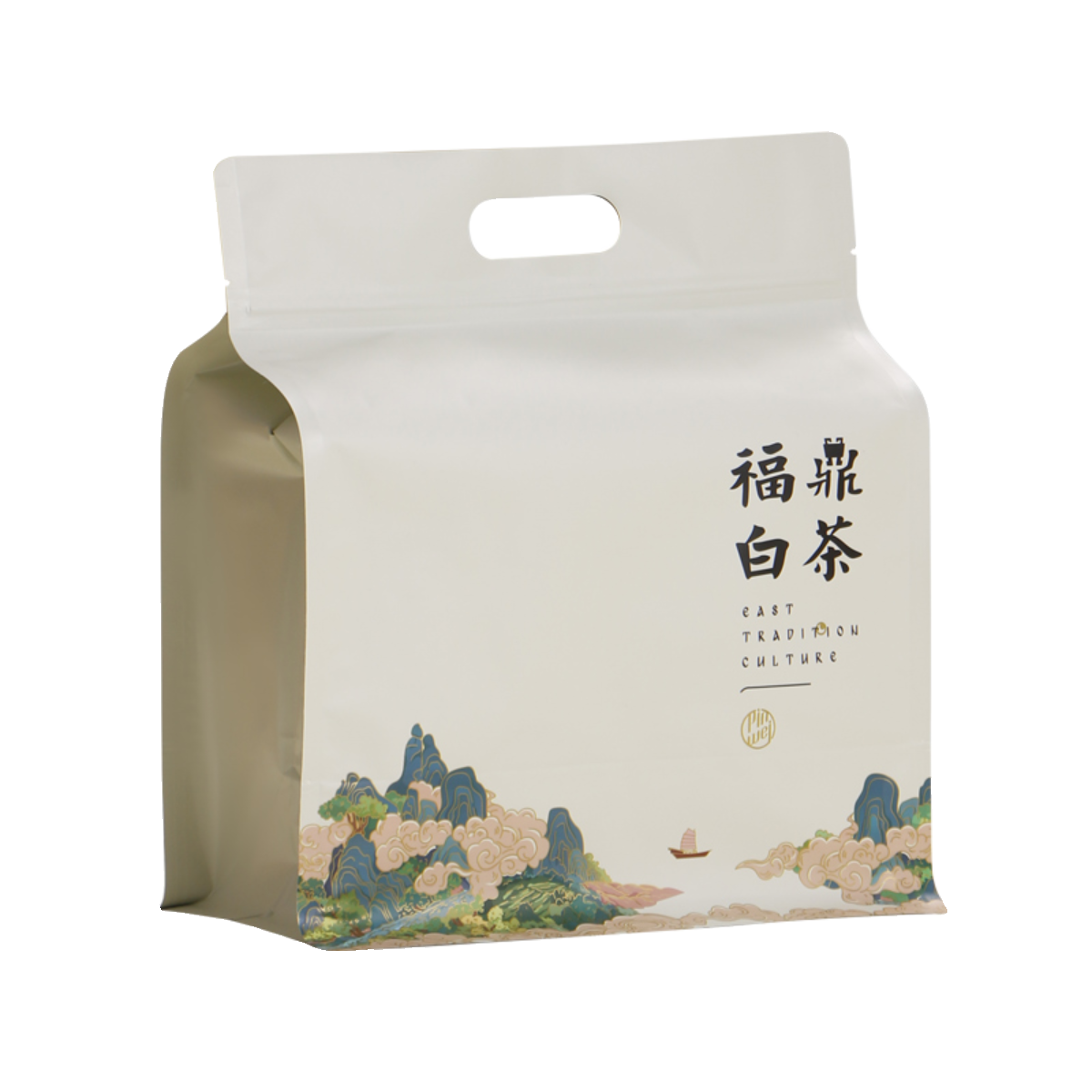 山河图福鼎白茶纯铝八边封茶叶包装密封袋加厚纯铝密封防潮储茶,淘宝优惠券,粉丝福利购,淘宝优惠卷