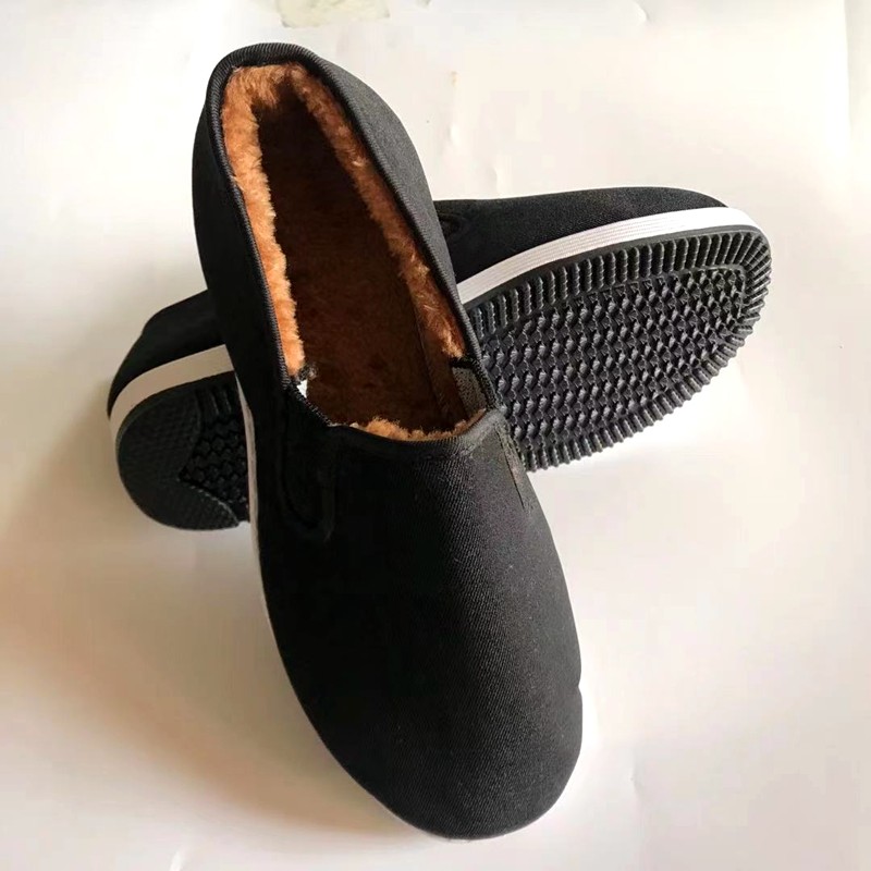 民路宝冬季棉板鞋老北京布鞋加绒加厚防滑一脚蹬懒人棉布鞋棉鞋男,淘宝优惠券,粉丝福利购,淘宝优惠卷