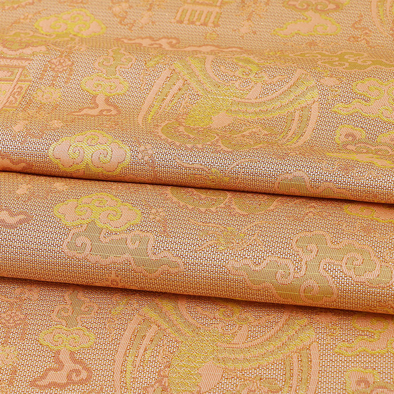 双色宋锦提花提花面料 秋冬汉服连衣裙旗袍外套布料 古风提印花布,淘宝优惠券,粉丝福利购,淘宝优惠卷