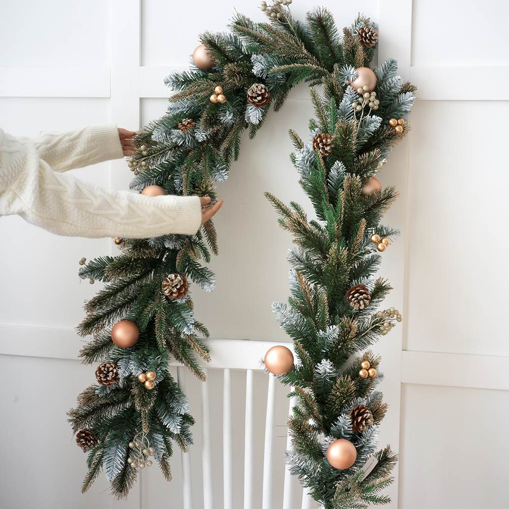 圣诞节装饰场景布置圣诞花环藤条门挂墙挂橱窗玻璃门上氛围感挂饰,淘宝优惠券,粉丝福利购,淘宝优惠卷