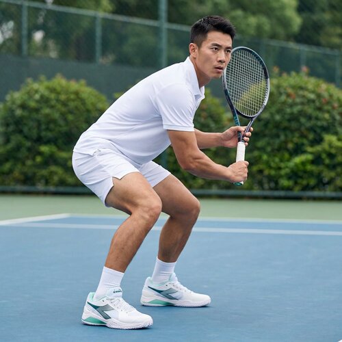 在售155刀！出老美男女专业球场训练抗扭防侧翻网球鞋透气运动鞋 - 图1