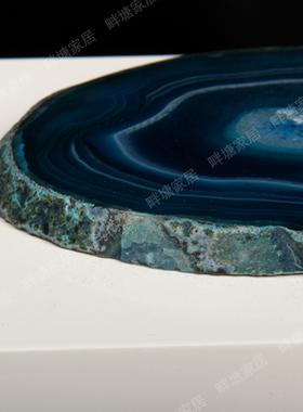 玉石自然摆件首饰盒